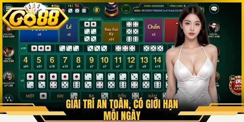 Giải trí an toàn, có giới hạn mỗi ngày